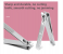 FN-Professional 9 Pieces Manicure Pedicure Nail Cutter Tool Kit Set - Silver 4 in UAE