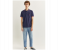 Springfield 143773912 Medium Basic Slim Fit Polo Shirt for Men - Medium Blue 1 in UAE