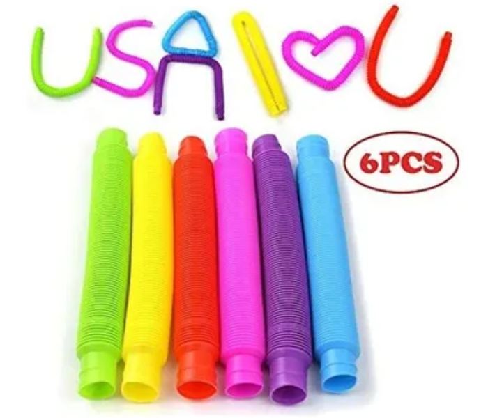Generic Pack Of 6 Pop Tubes Sensory Toy 1 in UAE