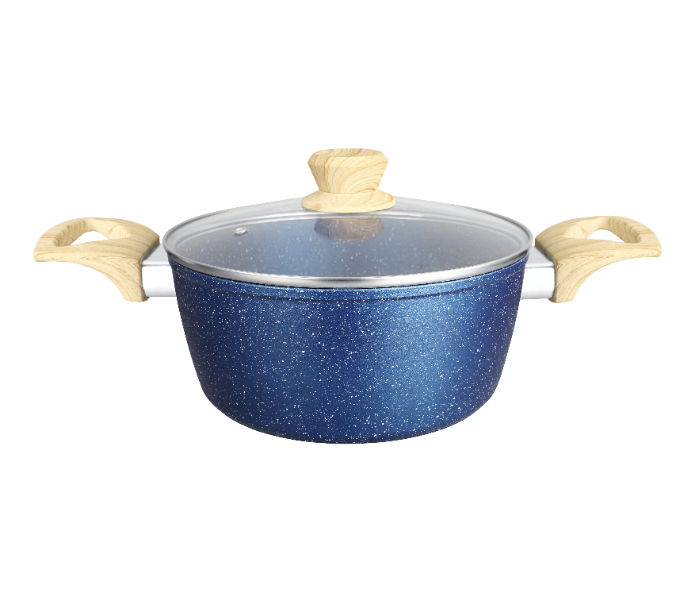Insiya SV12 11 Piece Premium Granite Coated Aluminium Cookware Set - Blue 3 in UAE