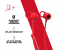 Skullcandy JibPlus Wireless Simplicity Earbuds - Red 3 in UAE