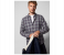 Springfield 033495243 Extra Small Long Sleeve Checked Shirt for Men - Dark Grey 3 in UAE