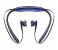 Generic Level U Wireless Bluetooth Neckband Headset with Collar Noise Cancelling - Blue 2 in KSA