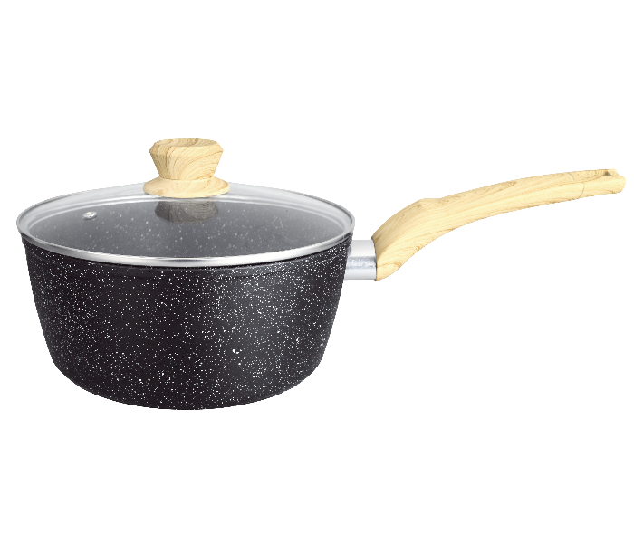 Insiya SV11 11 Piece Premium Granite Coated Aluminium Cookware Set - Black 3 in UAE
