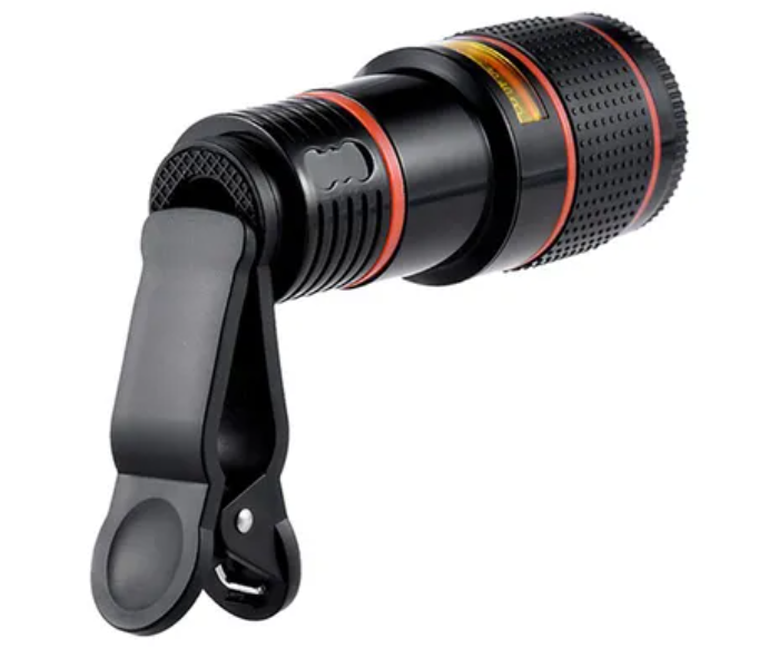 Generic 12 Universal Telephoto Camera Lens For Smart Phones - Black and Red 2 in UAE