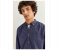 Springfield 028941819 Large Mircoprint Long Sleeve Shirts for Men - Blue 2 in UAE