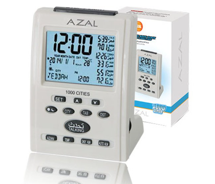 Azal AC-680C Azan Clock - White 1 in OMAN