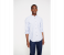 Springfield 027355416 Small Long Sleeve Plain Shirt for Men - Light Blue 1 in UAE