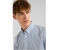 Springfield 151551914 Small Long Sleeve Stipped Business Shirt for Men - Blue 3 in UAE