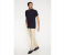 Springfield 143342311 XS Basic Slim Fit Polo Shirt for Men - Dark Blue 1 in UAE
