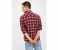 Springfield 033645961 Small Long Sleeve Checked Shirt for Men - Red 3 in UAE
