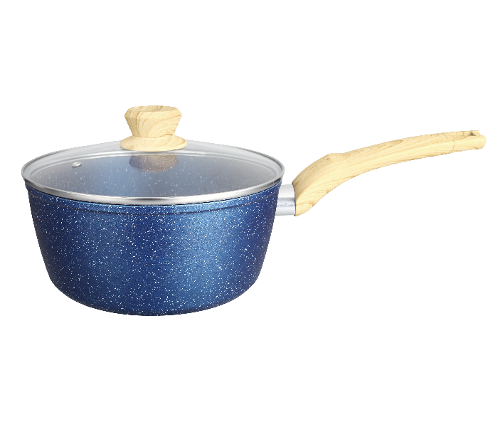 Insiya SV32 15 Piece Premium Granite Coated Aluminium Cookware Set - Dark Blue 3 in UAE