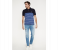 Springfield 143350414 XS Basic Slim Fit Polo Shirt for Men - Medium Blue 1 in UAE