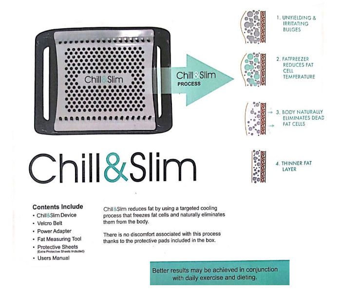 Chill and Slim CF-2528 Cell Freeze Fat Reducer - White and Blue 3 in OMAN