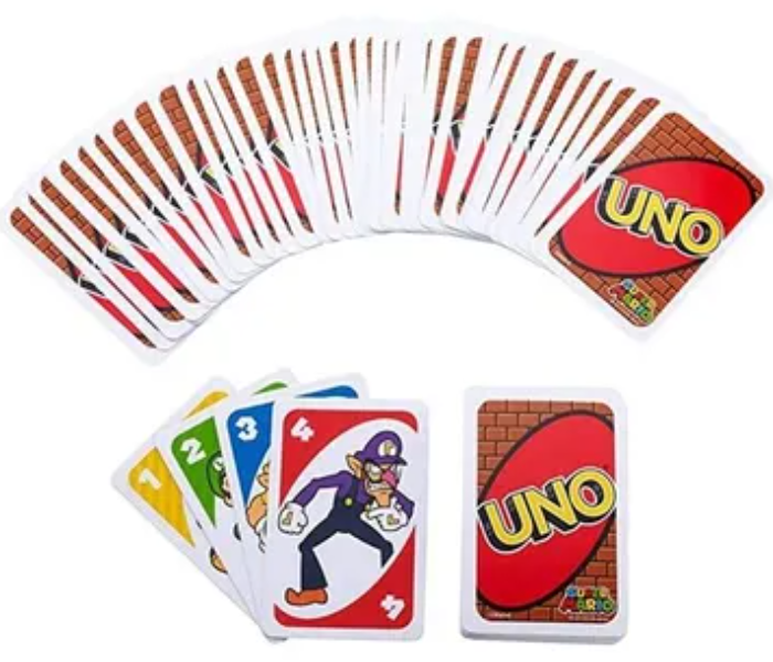 Generic Super Mario Themed UNO Card Game 3 in UAE