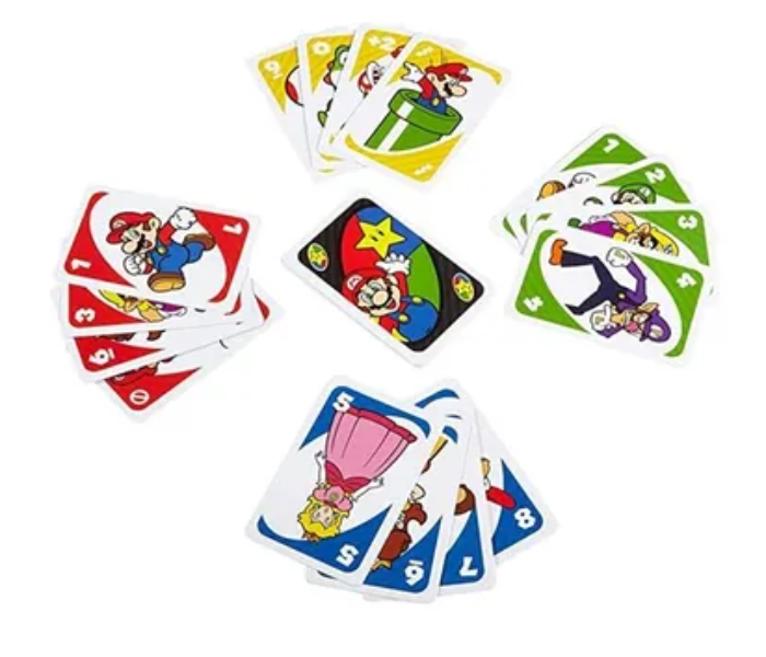 Generic Super Mario Themed UNO Card Game 2 in UAE