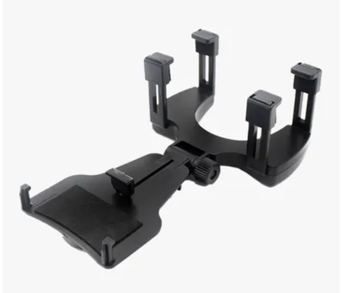 Generic Rear Mirror Mount Phone Holder - Black 3 in UAE