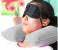 3 in 1 Travel Selection Comfort Fabric Neck Pillow Eye Shade Mask Ear Plugs for Men and Women 1 in UAE