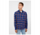 Springfield 033645915 Small Long Sleeve Checked Shirt for Men - Medium Blue 3 in UAE