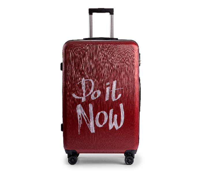Kenza SV348 28 Inch Brick Hardside Expandable Luggage Bag with Built-In TSA Lock and Spinner Wheels - Red 2 in UAE