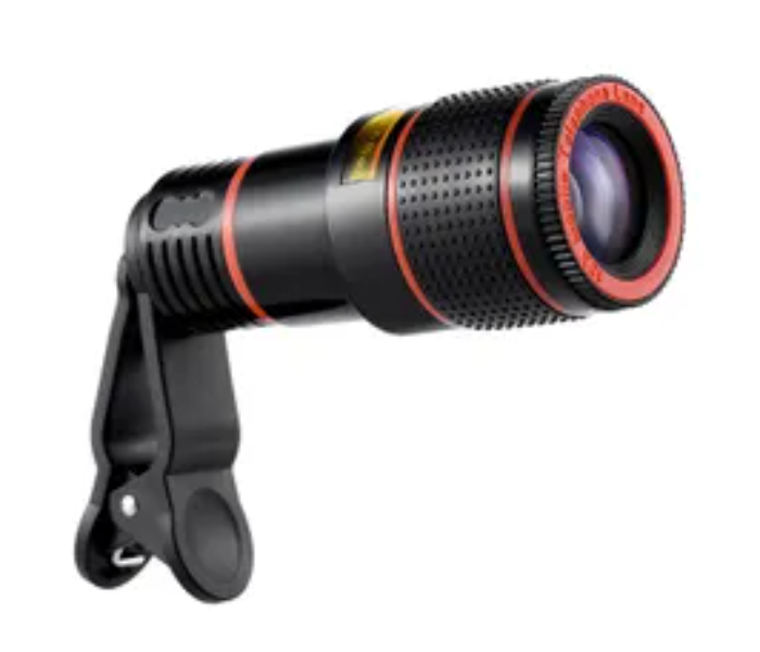 Generic 12 Universal Telephoto Camera Lens For Smart Phones - Black and Red 1 in UAE