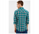 Springfield 033645921 Small Long Sleeve Checked Shirt for Men - Green 3 in UAE