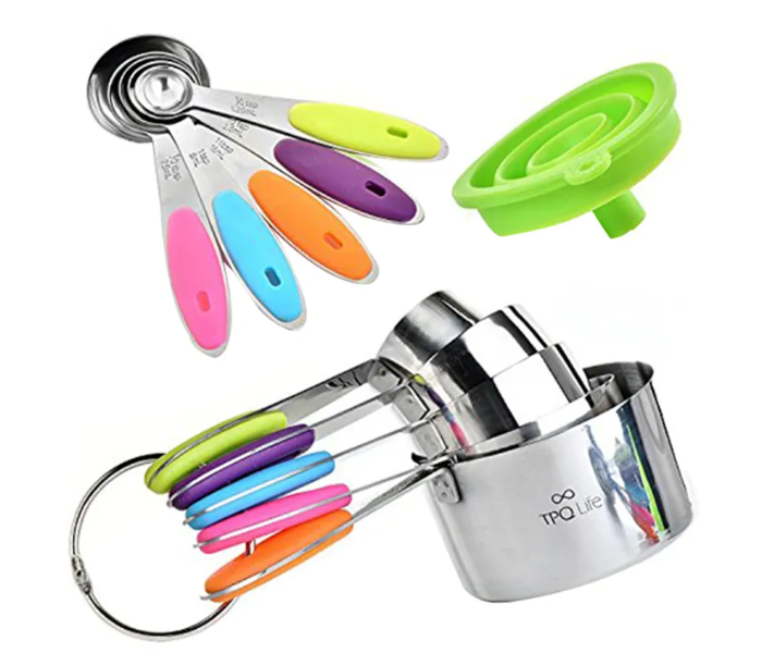 Generic 10-Piece Measuring Cup And Spoon Set 1 in UAE