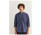 Springfield 028941819 Large Mircoprint Long Sleeve Shirts for Men - Blue 1 in UAE