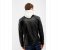 Springfield 048631001 Small PU Jacket for Men - Black 4 in OMAN