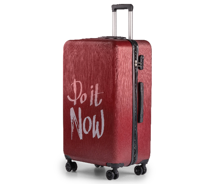 Kenza SV348 28 Inch Brick Hardside Expandable Luggage Bag with Built-In TSA Lock and Spinner Wheels - Red 1 in UAE