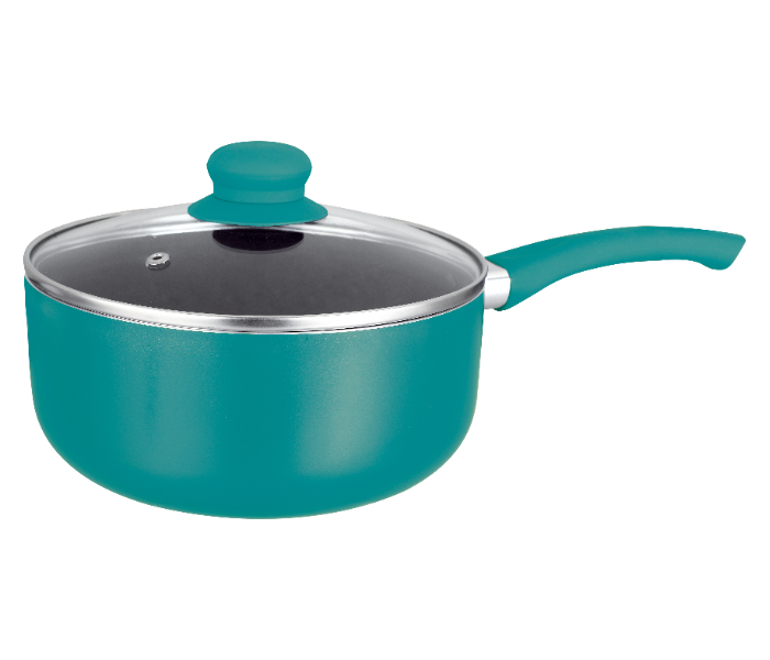 Insiya SV18 10 Piece Non-Stick Aluminium Cookware Set - Teal 2 in UAE