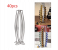 Portable 40 Capsule Holder Stand - Silver 5 in OMAN