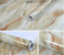 FN-PVC Waterproof Marble Adhesive Wallpaper for Kitchen, Countertop, Bathroom - White and Cream 1 in UAE