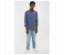 Springfield 033651314 Small Long Sleeve Checked Shirt for Men - Medium Blue 1 in UAE