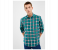 Springfield 033645921 Small Long Sleeve Checked Shirt for Men - Green 2 in UAE