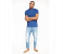 Springfield 143352014 XS Basic Slim Fit Polo Shirt for Men - Medium Blue 1 in UAE