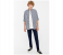 Springfield 033649115 Extra Small Long Sleeve Checked Shirt for Men - Medium Blue 1 in UAE