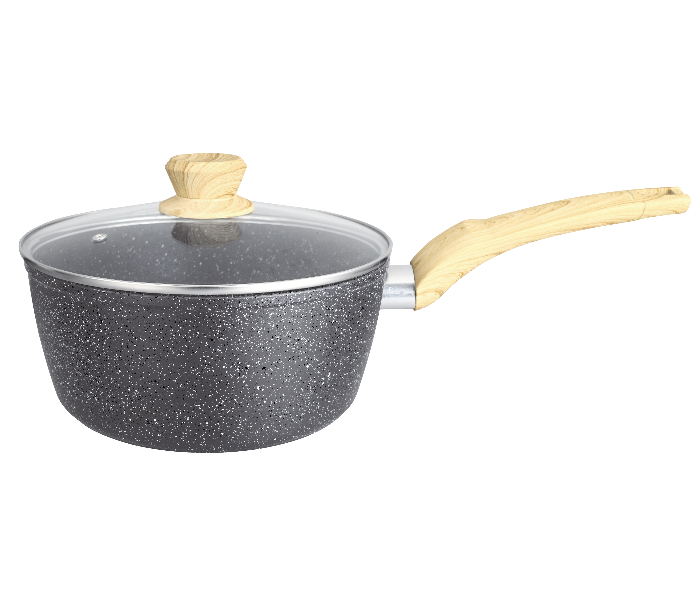 Insiya SV22 8 Piece Premium Granite Coated Aluminium Cookware Set - Grey 3 in UAE