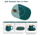 Portable Warmer Heating Cup Ceramics Mug Thermostatic Coaster Mug Mat Office Tea Coffee Milk Heater with Cup Spoon - Dark Green 4 in UAE
