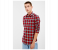 Springfield 033645961 Small Long Sleeve Checked Shirt for Men - Red 1 in UAE