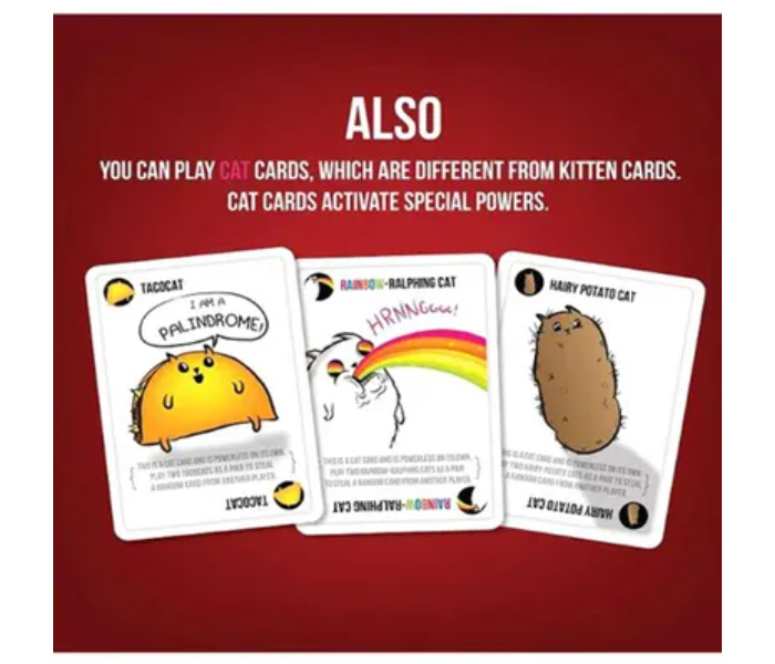 Generic Exploding Kittens Game Card 5 in UAE