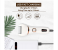 Rechargeable Waterproof Hard Skin Remover with 3 Rollers and 2 Speeds - White 5 in UAE