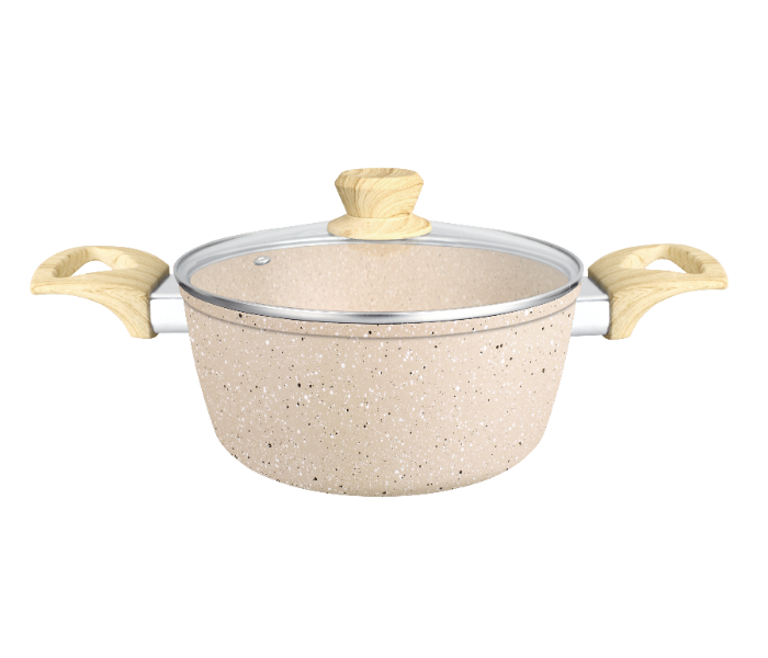 Insiya SV28 11 Piece Premium Granite Coated Aluminium Cookware Set - Desert Brown 2 in UAE