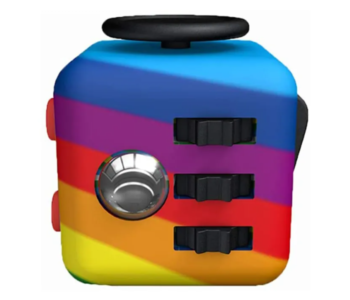 Generic Rainbow Rubik Cube Toy Fidget Toy 1 in UAE