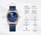 Naviforce 5015L Mesh Stainless Steel Analog Watch for Women - Blue 3 in KSA