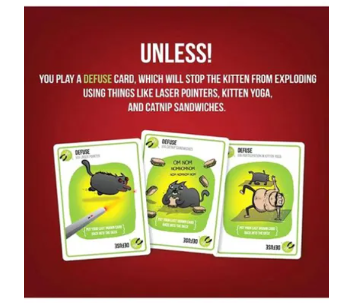 Generic Exploding Kittens Game Card 3 in UAE
