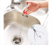 Sink Drain Sewer Pipe Cleaning Tool - Silver and red 2 in UAE