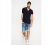 Springfield 143355511 XS Basic Slim Fit Polo Shirt for Men - Dark Blue 1 in UAE