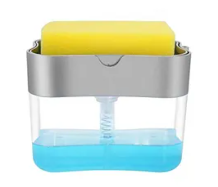 Generic 2-In-1 Soap Pump And Sponge Caddy Detergent Dispenser Holder 1 in UAE