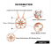  FN-Leaf Clover Heart 2 in 1 Magnetic Pendant Necklace for Women and Girls 4 in UAE